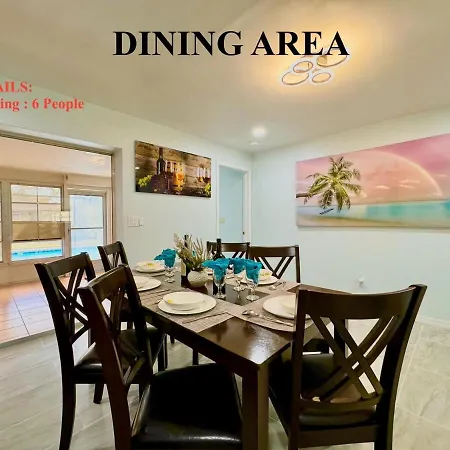 Family Fun-Prime Location Heated Pool Sleeps10 Villa Cape Coral Exterior photo